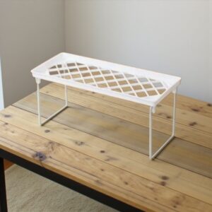45037 Organizador plástico plegable, apilable 25,5x17x19cm