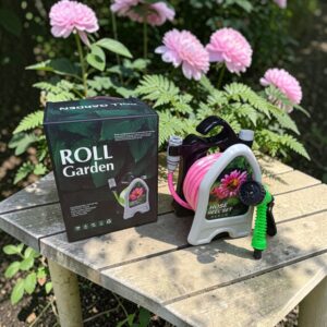 7519 Manguera y Soporte Roll Garden 10M con Apliques