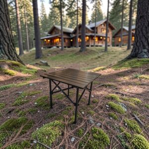 7258 Mesa de Camping Armable (53cm x 50cm)